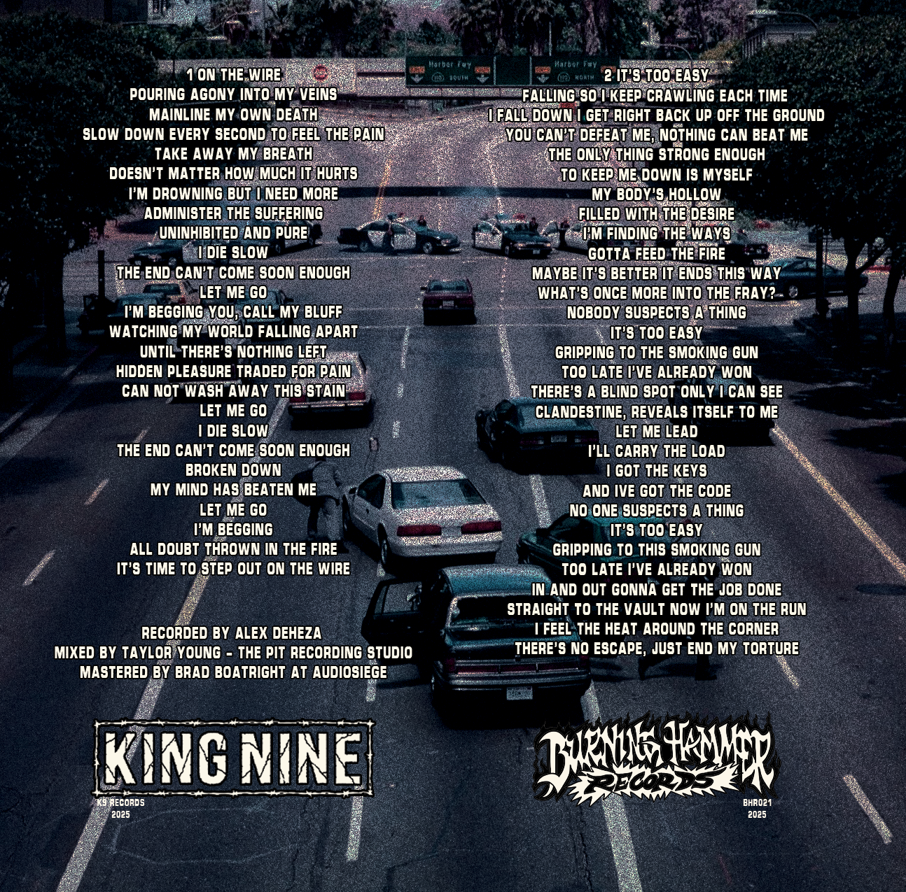 King Nine - On The Wire Cassette
