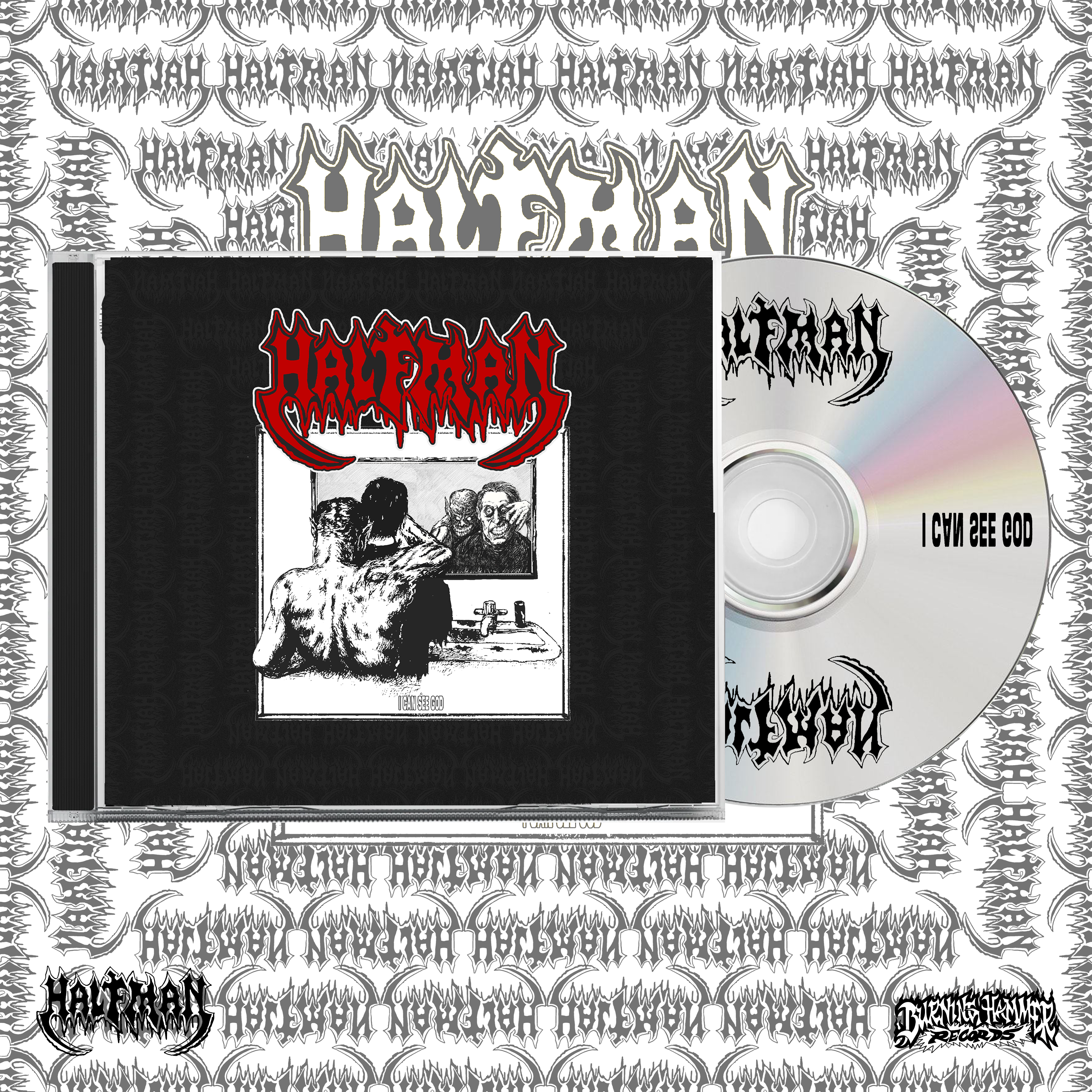 Half Man - I Can See God CD – Burning Hammer Records