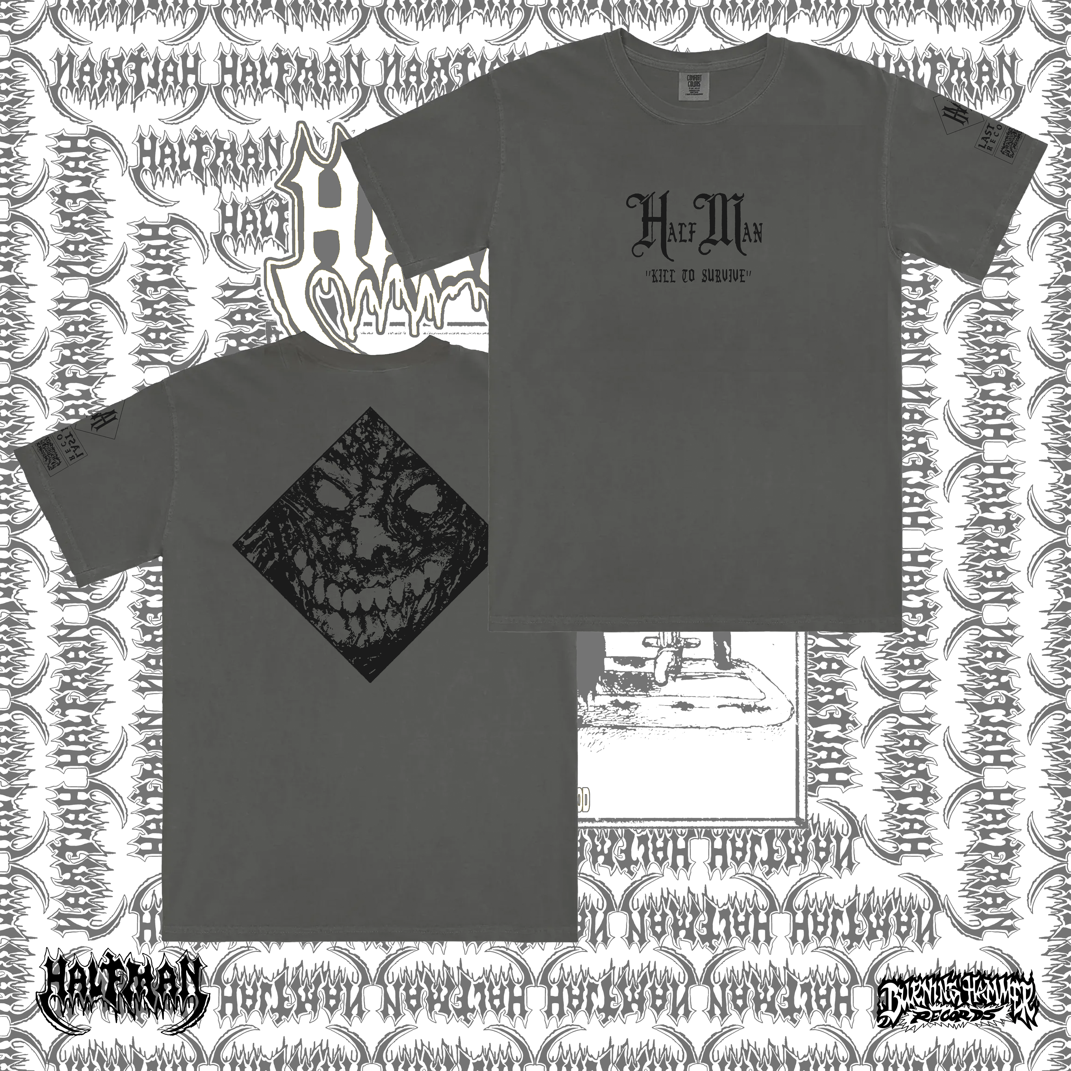 Half Man - Pepper Tee