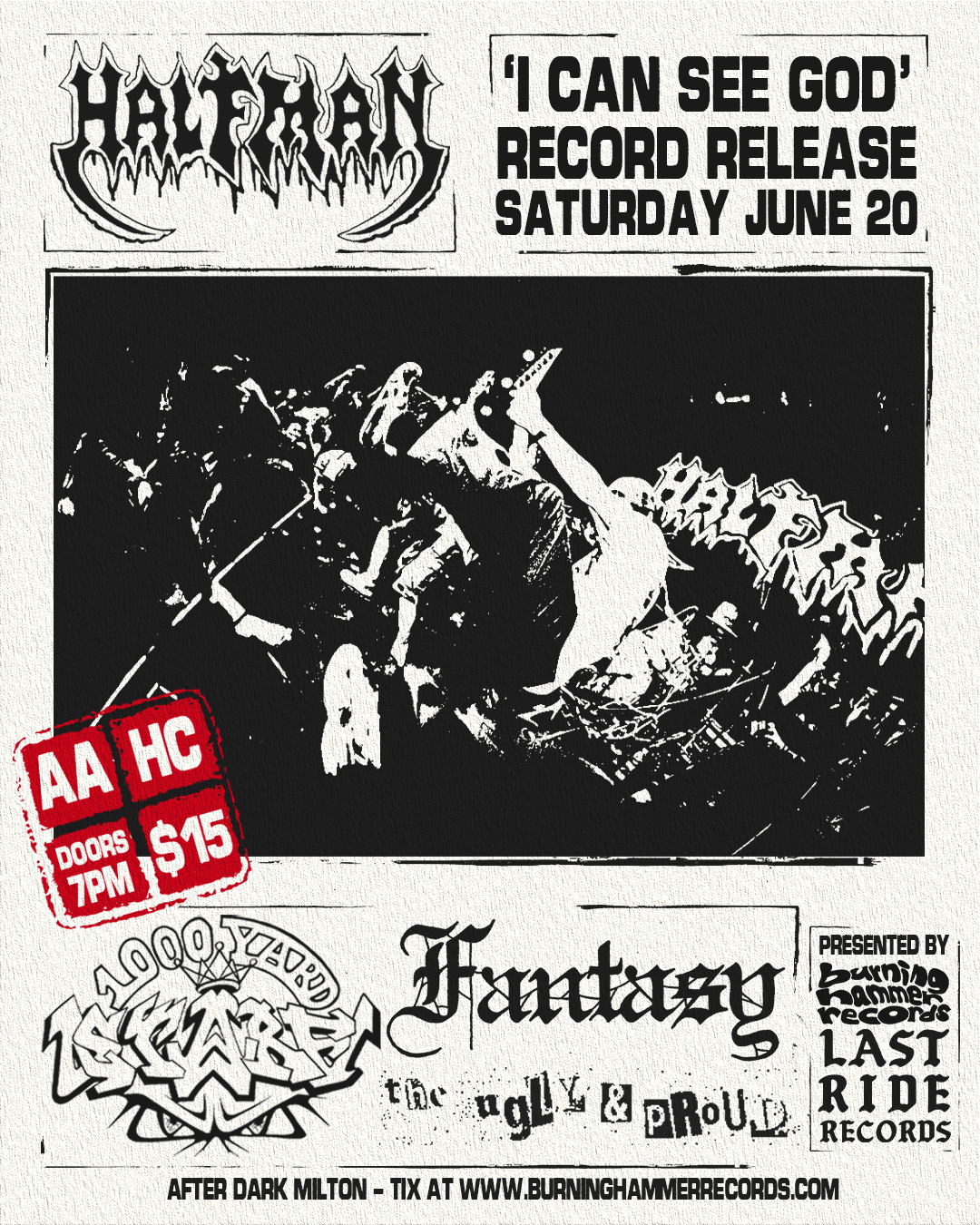 Half Man Record Release Show