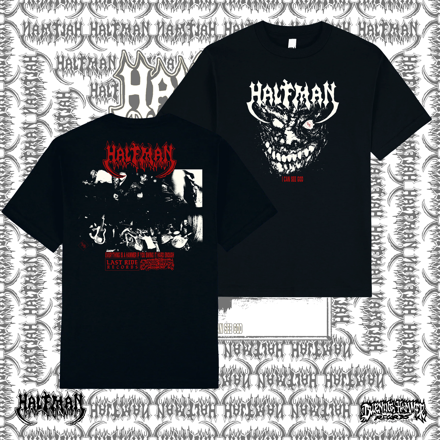 Half Man - I Can See God Tee