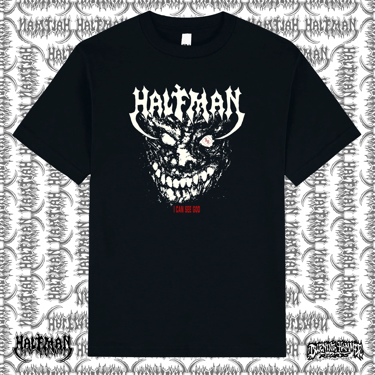 Half Man - I Can See God Tee
