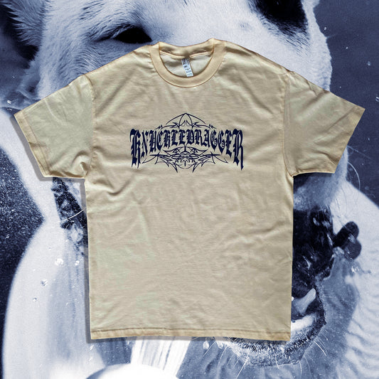Knuckledragger - Cream Logo Tee