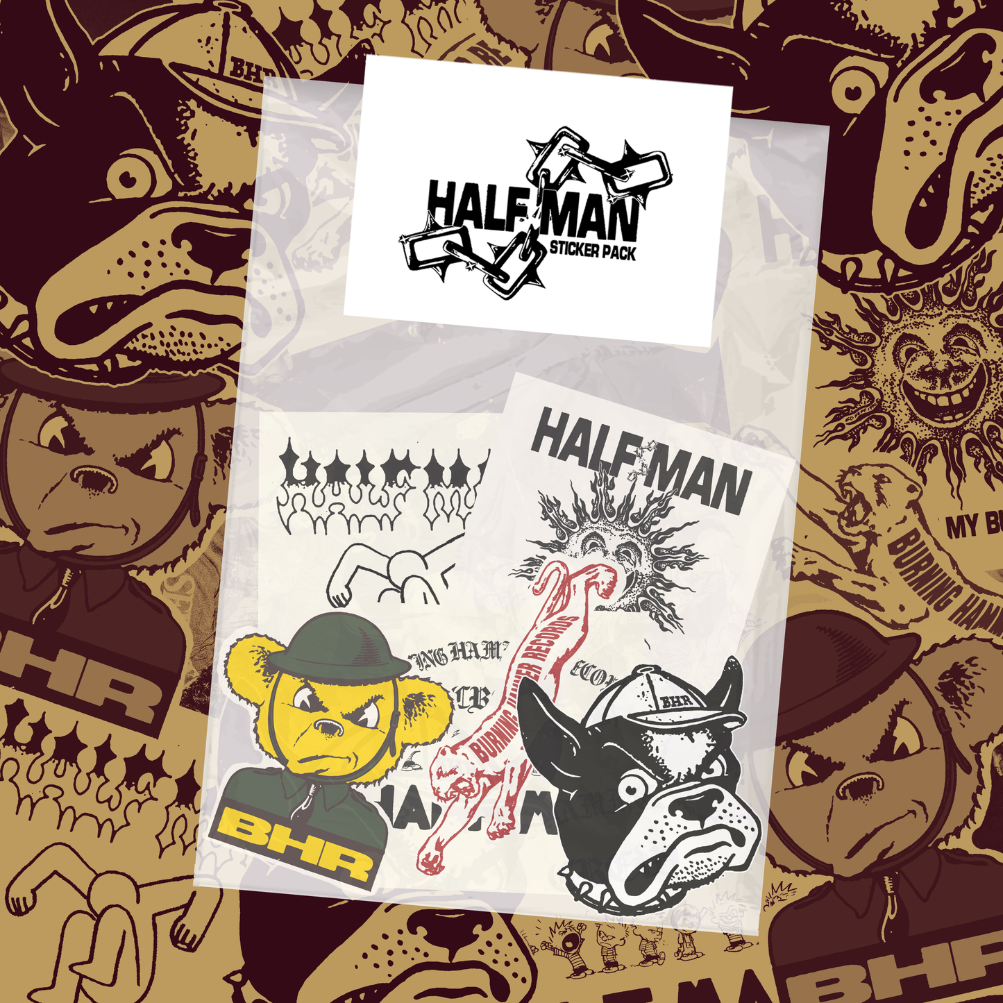 Half Man - Sticker Pack